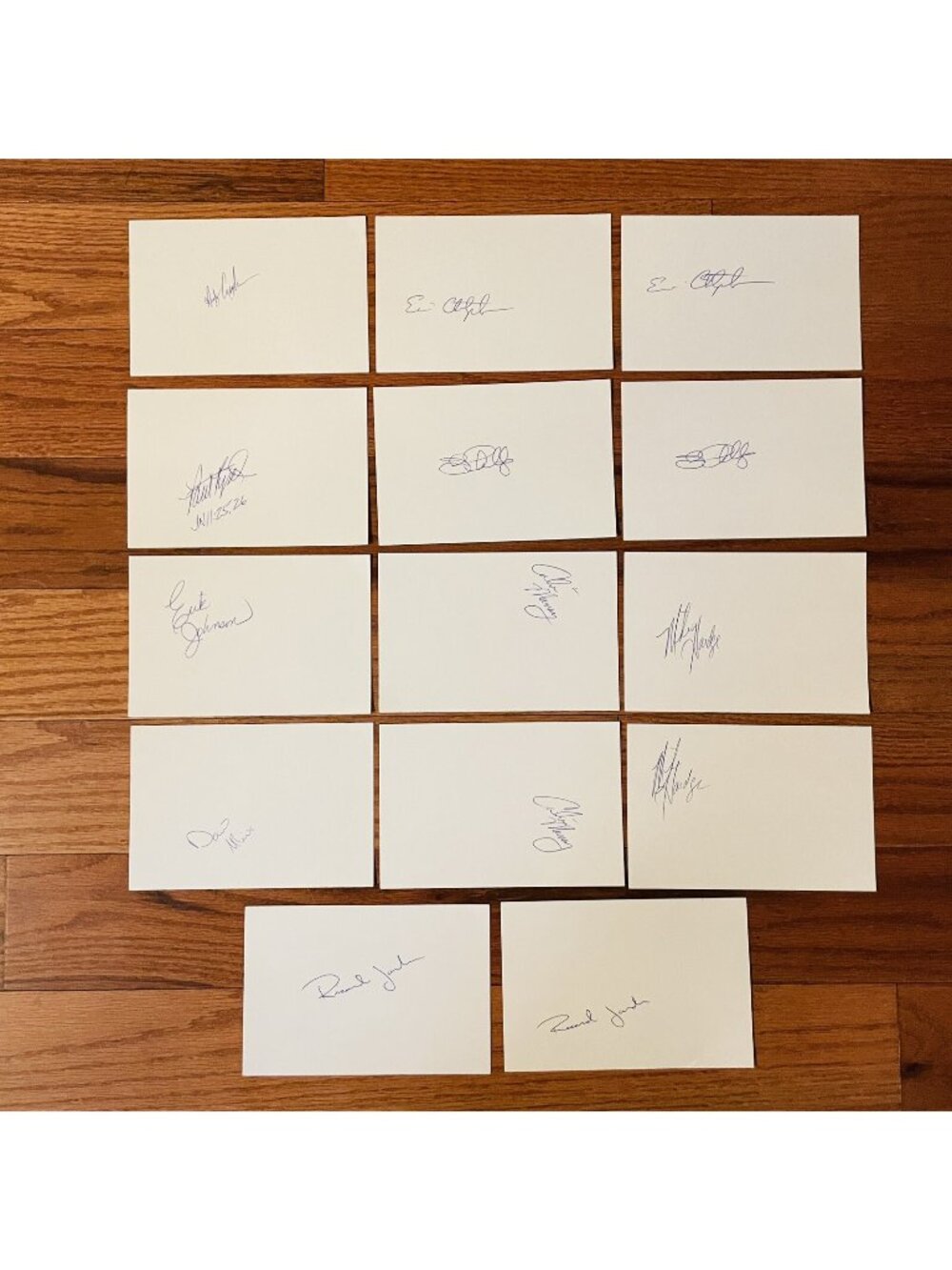 14 MLB Baseball Fall Arizona League Signed IP Cards Auto Lot